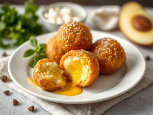 Geitenkaasbollen — AI-gegenereerde illustratie