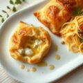 Geitenkaasje in bladerdeeg – Geitenkaasje op capellini