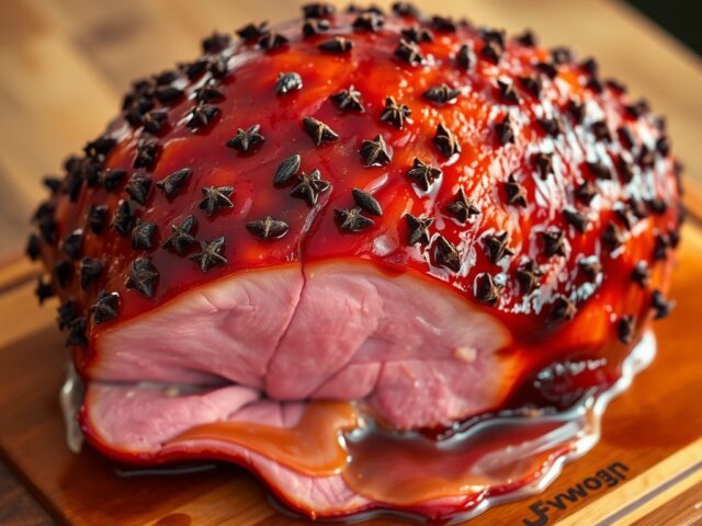 Gekarameliseerde ham