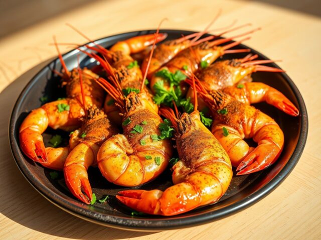 Gekruide langoustines