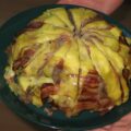 Gelders gehaktbrood met ham en kaas ( Gehaktbol )