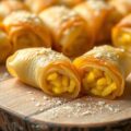 Gele risottorolletjes