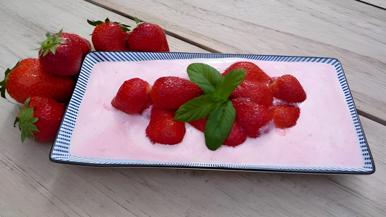 Gemarineerde Aardbeien Romanoff