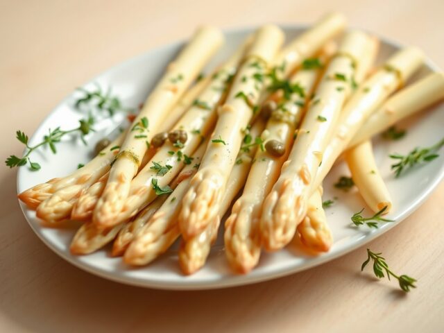 Gemarineerde asperges