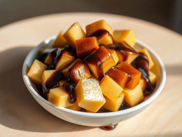Gemarineerde kaas met balsamico