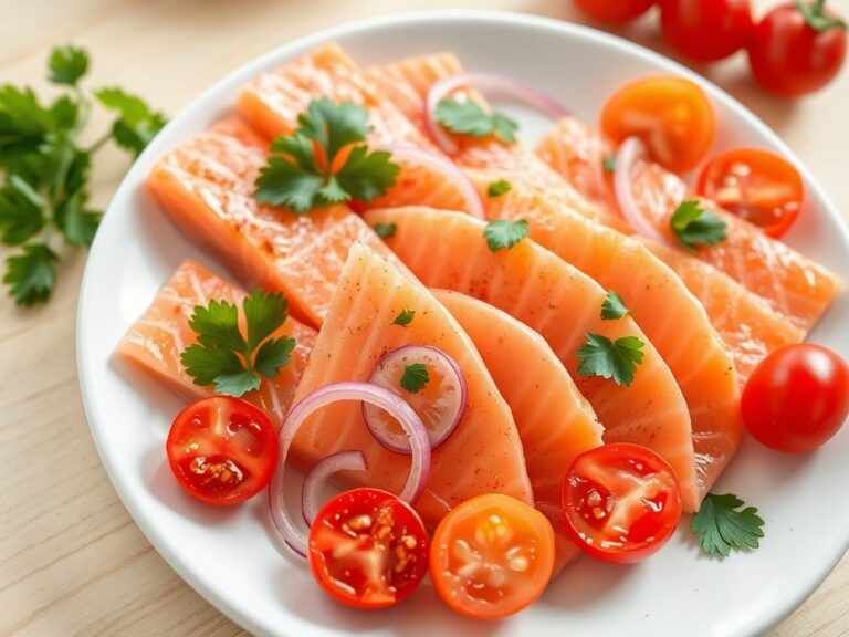 gemarineerde zalm