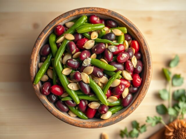Gemengde bonensalade