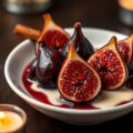 Gepocheerde vijgen met vanillesaus