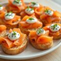 Gerookte Zalm op Toast (op een iets andere wijze)