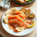 Gerookte zalm schotel