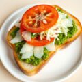 Geroosterd sneetje met pesto
