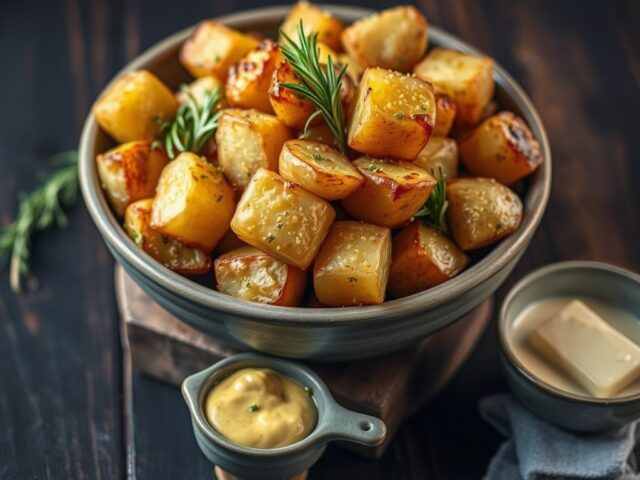 Geroosterde aardappelen met ganzenvet