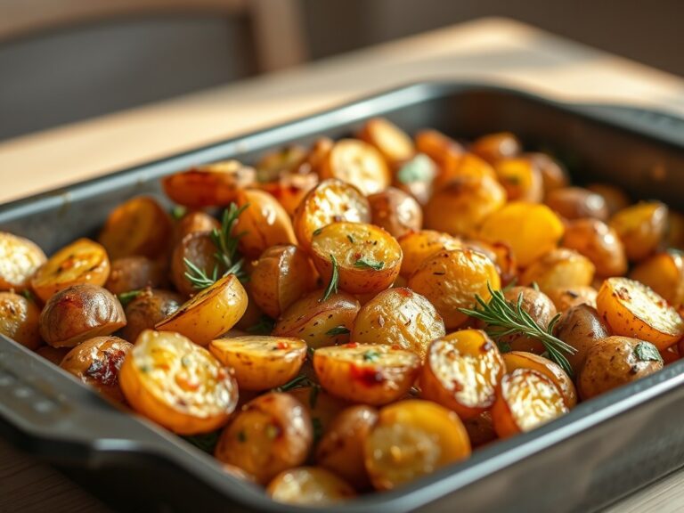 Geroosterde aardappeltjes uit de oven