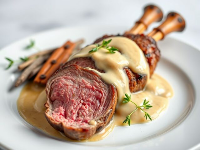 Geroosterde chateaubriand met bearnaisesaus