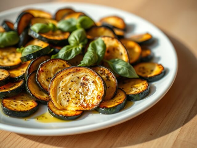 Geroosterde courgette