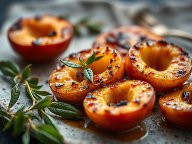 Geroosterde nectarines