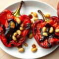 Geroosterde Rode Paprika met Dressing
