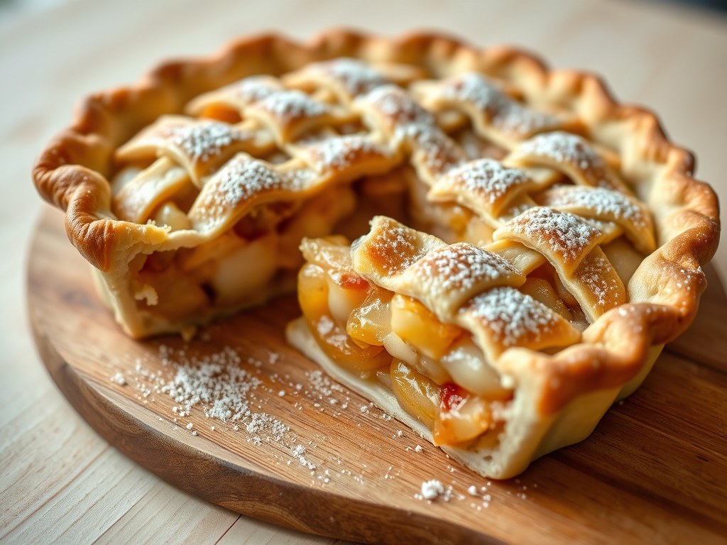 Gestolen Appeltaart, AI-gegenereerde illustratie