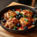 Gestoofde Kippendijen met Olijven en Basilicum