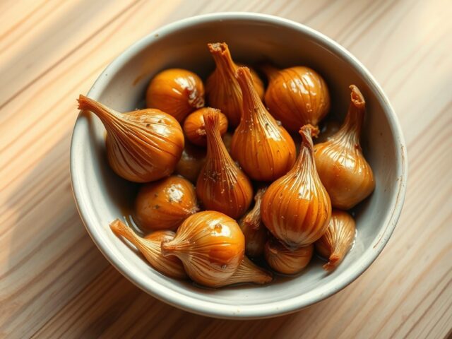 gestoofde sjalotjes