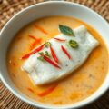 Gestoomde Thaise viscurry