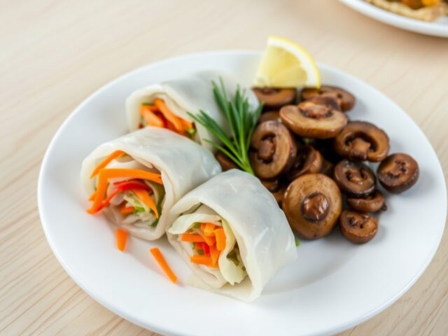 Gestoomde tongrolletjes