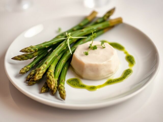 Gevogeltemousse met asperges