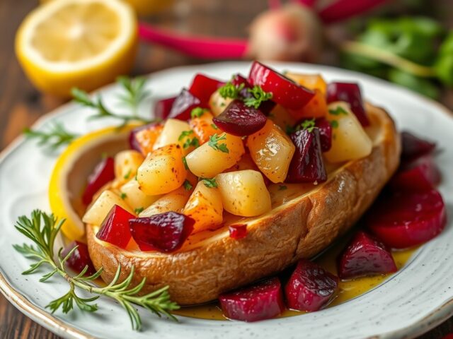 Gevulde aardappel