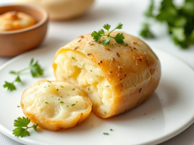 Gevulde aardappel rol