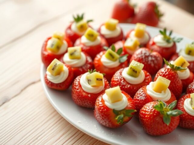 Gevulde aardbeien