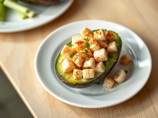 Gevulde avocado