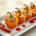 Gevulde babypaprika