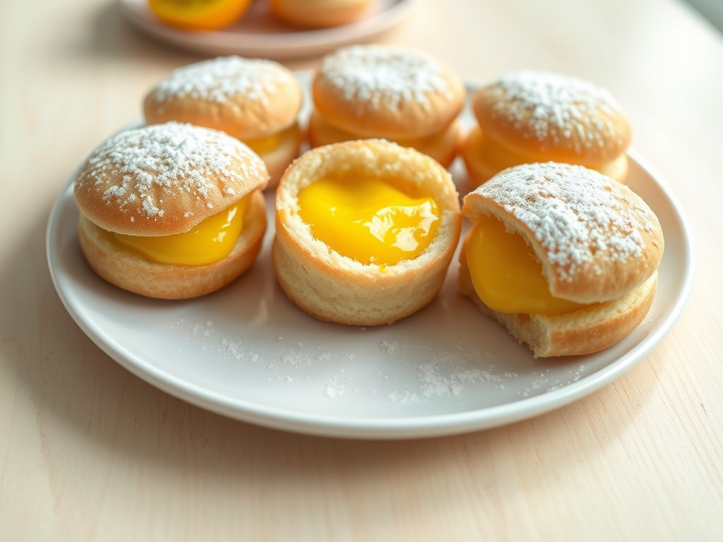 Gevulde cakejes, AI-gegenereerde illustratie