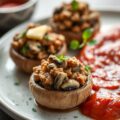 Gevulde champignons