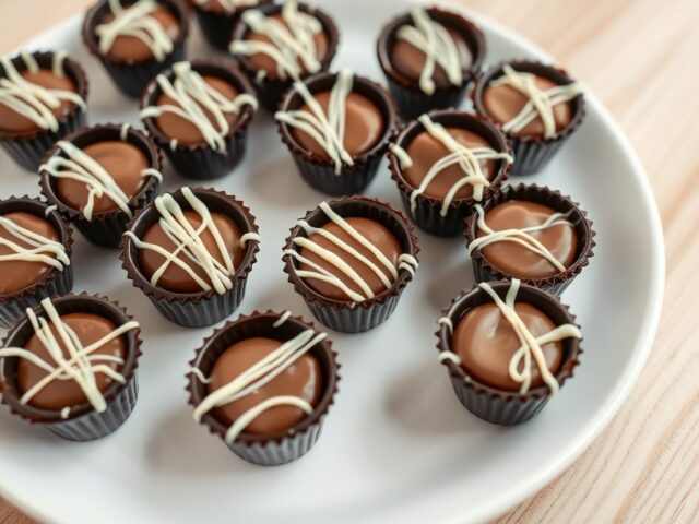 Gevulde chocoladebakjes