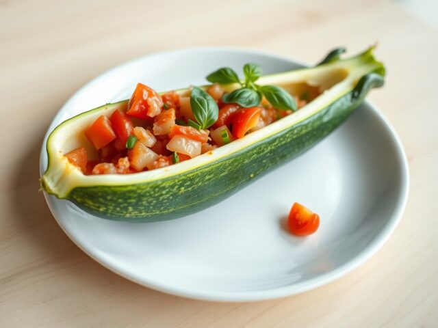 Gevulde courgette