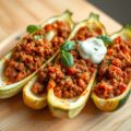 Gevulde courgette