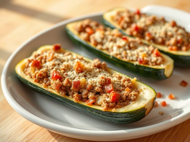 Gevulde courgette