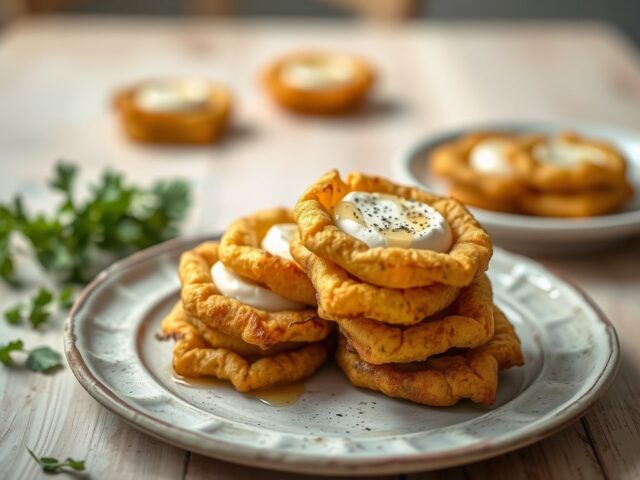 Gevulde courgette fleur