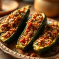 Gevulde courgettes