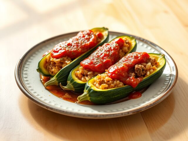 Gevulde courgettes