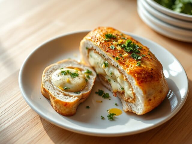 Gevulde kipfilet met gremolata