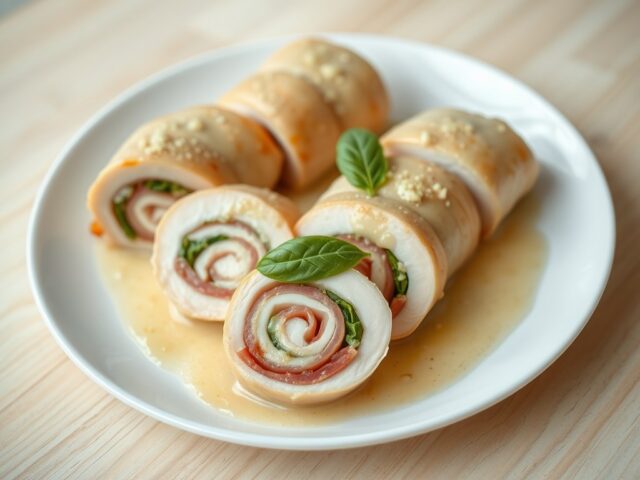 Gevulde kipfilets