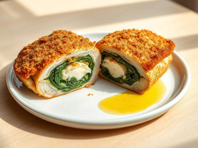 Gevulde kipfilets