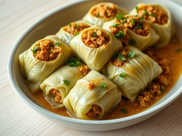 Gevulde koolrolletjes