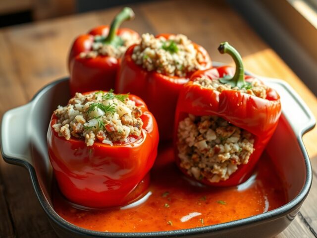 Gevulde paprika’s