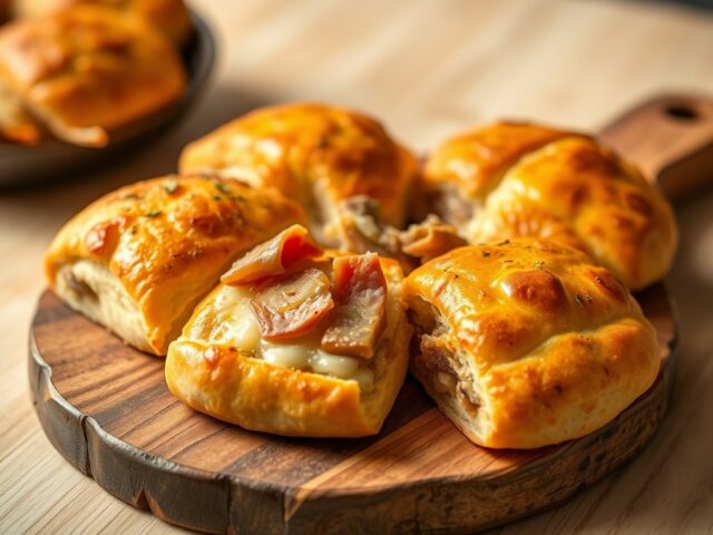 Gevulde Pizzabroodjes