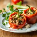 Gevulde puntpaprika’s