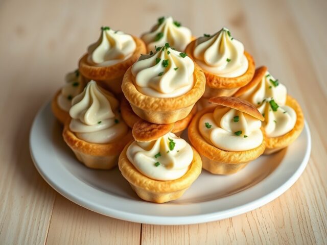 Gevulde soesjes met artisjokkenmousse