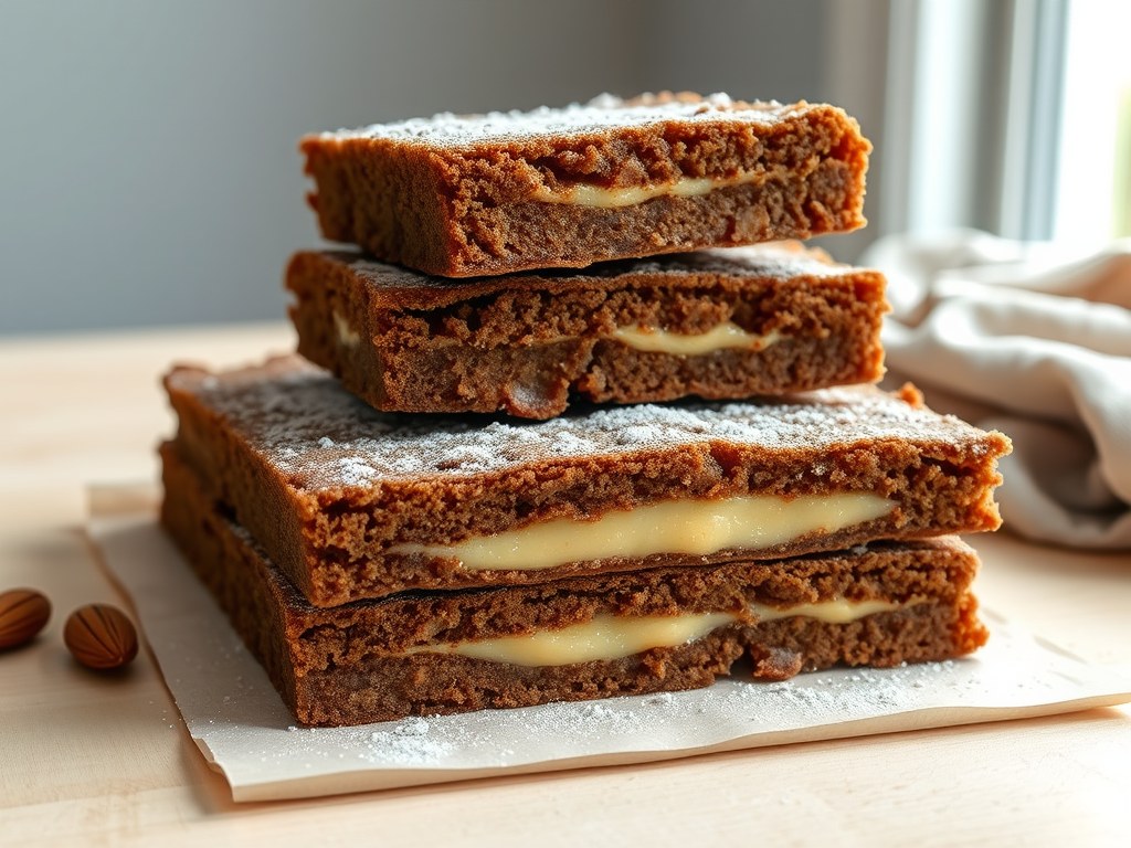Gevulde speculaaskoeken, AI-gegenereerde illustratie